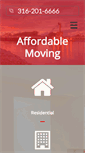 Mobile Screenshot of affordablemovingwichita.com